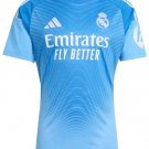 Men Real Madrid Goalkeeper Blue Jersey 2025-2026 Shirt Soccer Football 25-26