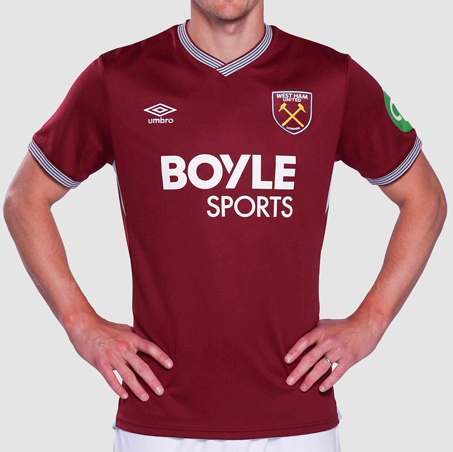 Men West Ham United Home Jersey 2025-2026 Shirt Soccer Football 25-26