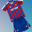 Kids Crystal Palace Home Youth Kit 2025-2026 Jersey Shirt Soccer Football 25-26