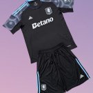Kids Aston Villa Away Youth Kit 2025-2026 Jersey Shirt Soccer Football 25-26