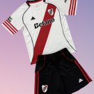 Kids River Plate Home Youth Kit 2025-2026 Jersey Shirt Soccer Football 25-26
