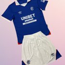 Kids Rangers FC Home Youth Kit 2025-2026 Jersey Shirt Soccer Football 25-26