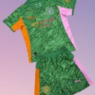 Kids Manchester City Goalkeeper Green Youth Kit 2025-2026 Jersey Shirt Soccer Football 25-26