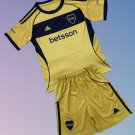 Kids Boca Juniors Away Youth Kit 2025-2026 Jersey Shirt Soccer Football 25-26
