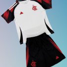 Kids Flamengo Away Youth Kit 2025-2026 Jersey Shirt Soccer Football 25-26