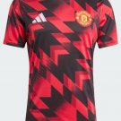 Men Manchester United Red Pre-Match Jersey 2025-2026 Shirt Soccer Football 25-26