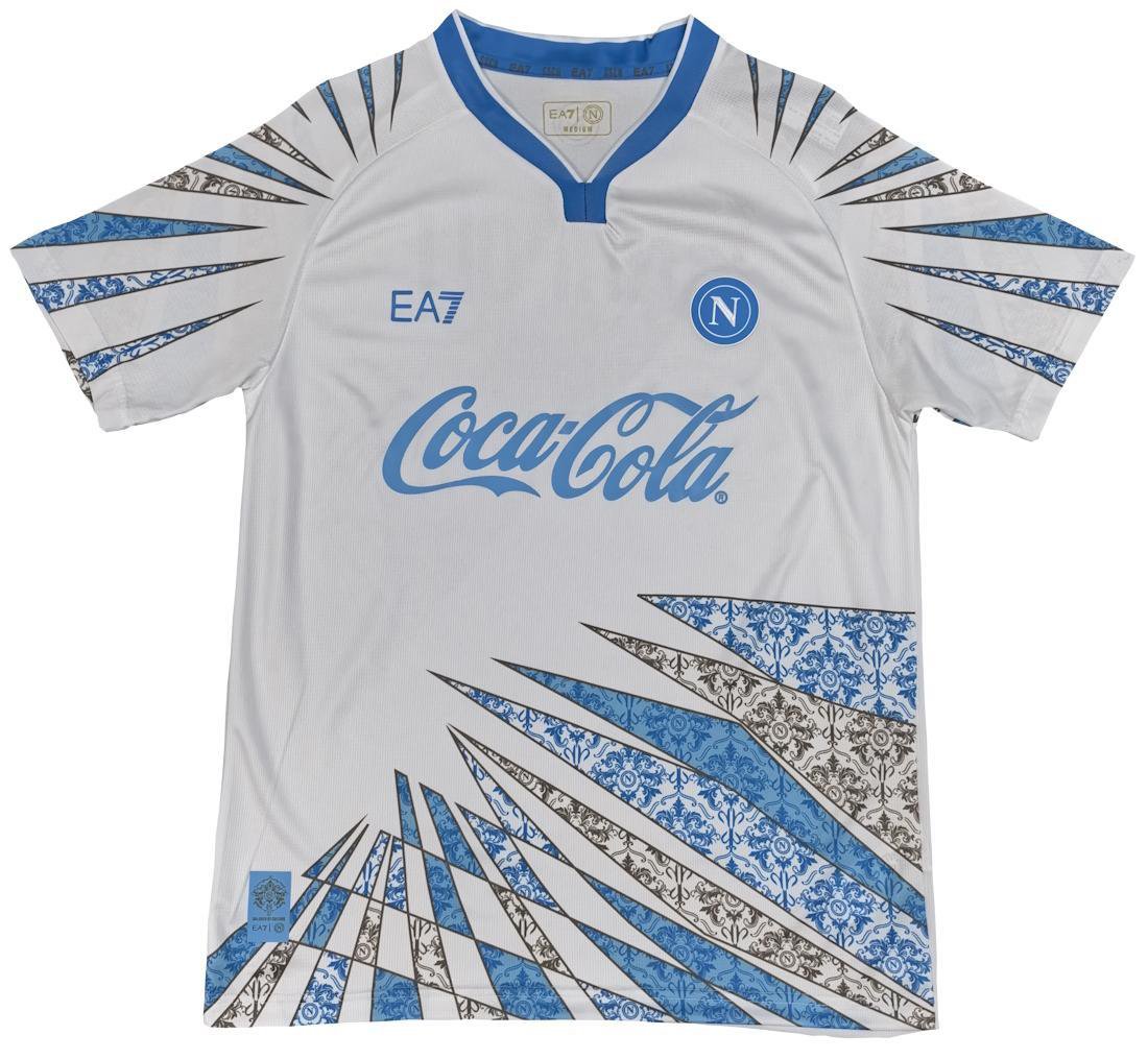 Men SSC Napoli White Pre-Match Jersey 2025-2026 Shirt Soccer Football 25-26