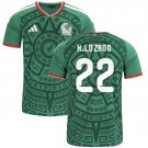 Men H.LOZANO #22 Mexico Home World Cup Jersey 2026-2027 Shirt Soccer Football 26-27