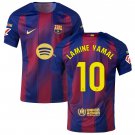 Men LAMINE YAMAL #10 Barcelona Home Jersey 2025-2026 Shirt Soccer Football 25-26