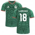 Men E.SÁNCHEZ #18 Mexico Home World Cup Jersey 2026-2027 Shirt Soccer Football 26-27