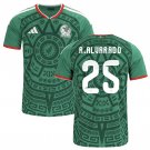 Men R.ALVARADO #25 Mexico Home World Cup Jersey 2026-2027 Shirt Soccer Football 26-27