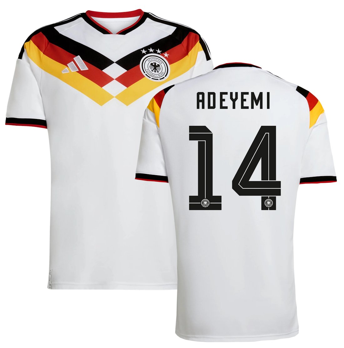 Men ADEYEMI #14 Germany Home World Cup Jersey 2026-2027 Shirt Soccer Football 26-27