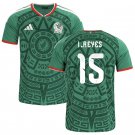 Men I.REYES #15 Mexico Home World Cup Jersey 2026-2027 Shirt Soccer Football 26-27