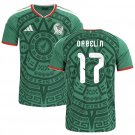 Men ORBELiN #17 Mexico Home World Cup Jersey 2026-2027 Shirt Soccer Football 26-27