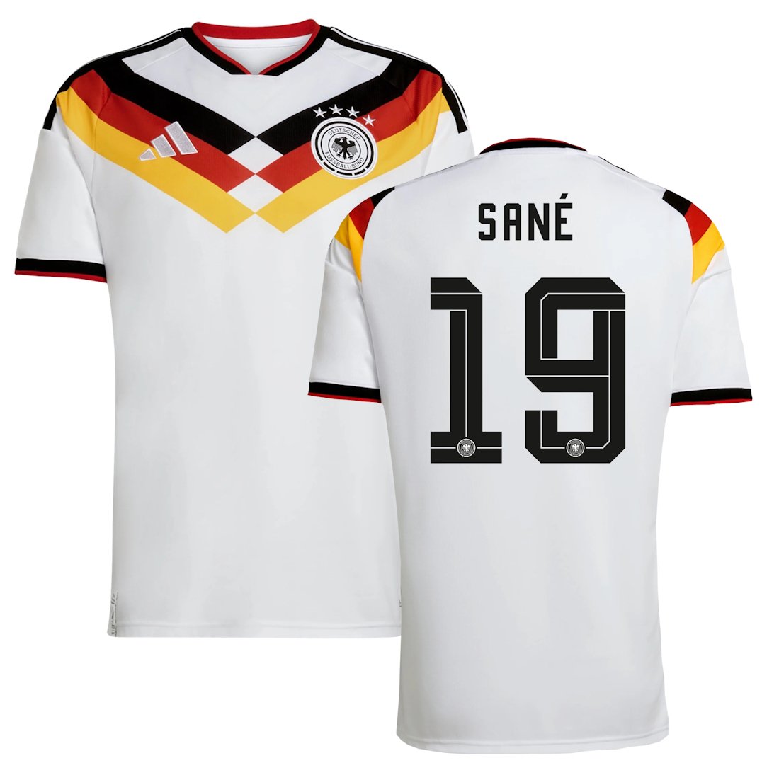 Men SAN&Atilde;� #19 Germany Home World Cup Jersey 2026-2027 Shirt Soccer Football 26-27