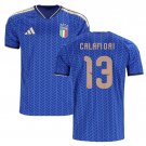 Men CALAFIORI #13 Italy Home World Cup Jersey 2026-2027 Shirt Soccer Football 26-27
