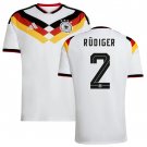 Men RÜDIGER #2 Germany Home World Cup Jersey 2026-2027 Shirt Soccer Football 26-27