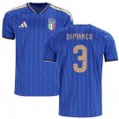 Men DIMARCO #3 Italy Home World Cup Jersey 2026-2027 Shirt Soccer Football 26-27