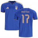 Men FRATTESI #17 Italy Home World Cup Jersey 2026-2027 Shirt Soccer Football 26-27