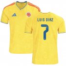 Men LUIS DIAZ #7 Colombia Home World Cup Jersey 2026-2027 Shirt Soccer Football 26-27