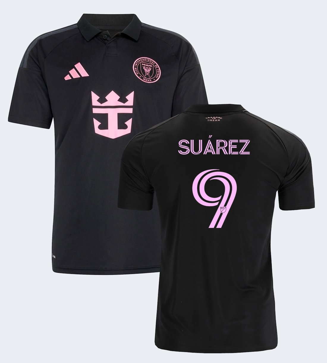 Men SU&Atilde;�REZ #9 Inter Miami Away Jersey 2026-2027 Shirt Soccer Football 26-27