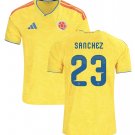 Men SANCHEZ #23 Colombia Home World Cup Jersey 2026-2027 Shirt Soccer Football 26-27