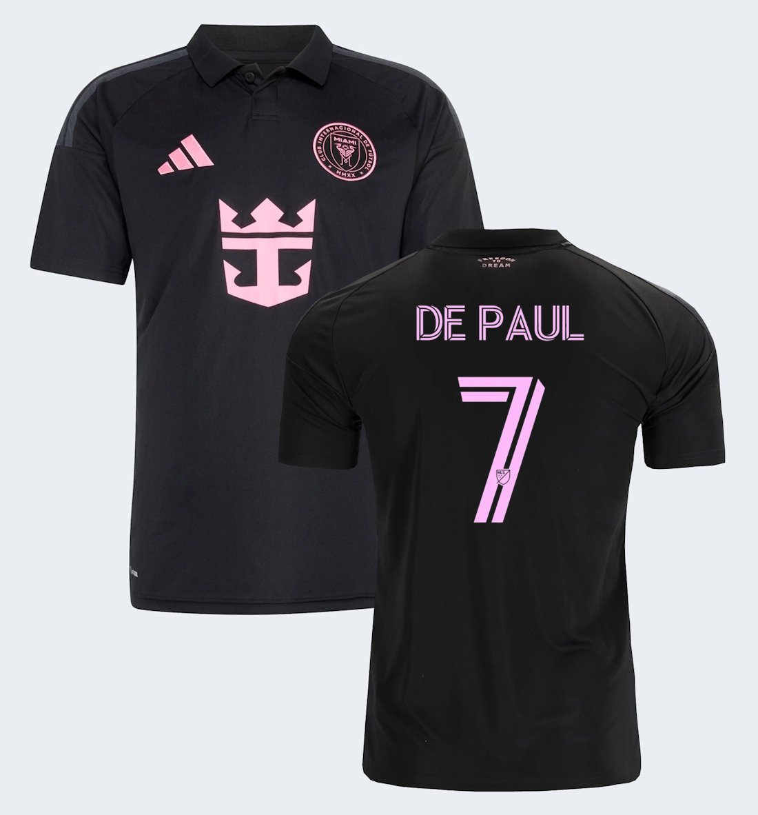 Men DE PAUL #7 Inter Miami Away Jersey 2026-2027 Shirt Soccer Football 26-27