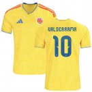 Men VALDERRAMA #10 Colombia Home World Cup Jersey 2026-2027 Shirt Soccer Football 26-27