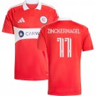 Men ZINCKERNAGEL #11 Chicago Fire Home Jersey 2026-2027 Shirt Soccer Football 26-27