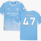 Men FODEN #47 Manchester City Home Jersey 2026-2027 Shirt Soccer Football 26-27