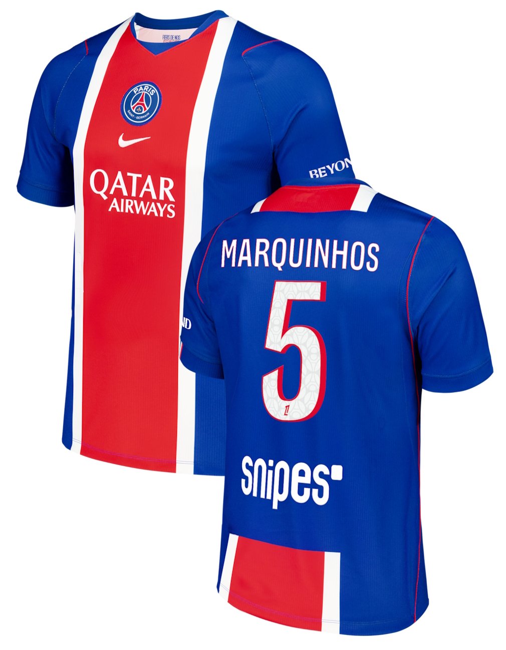 Men MARQUINHOS #5 Paris Saint Germain Home Jersey 2026-2027 Shirt Soccer Football 26-27