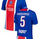Men MARQUINHOS #5 Paris Saint Germain Home Jersey 2026-2027 Shirt Soccer Football 26-27
