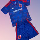 Kids Club Universidad de Chile Home Youth Kit 2026-2027 Jersey Shirt Soccer Football 26-27