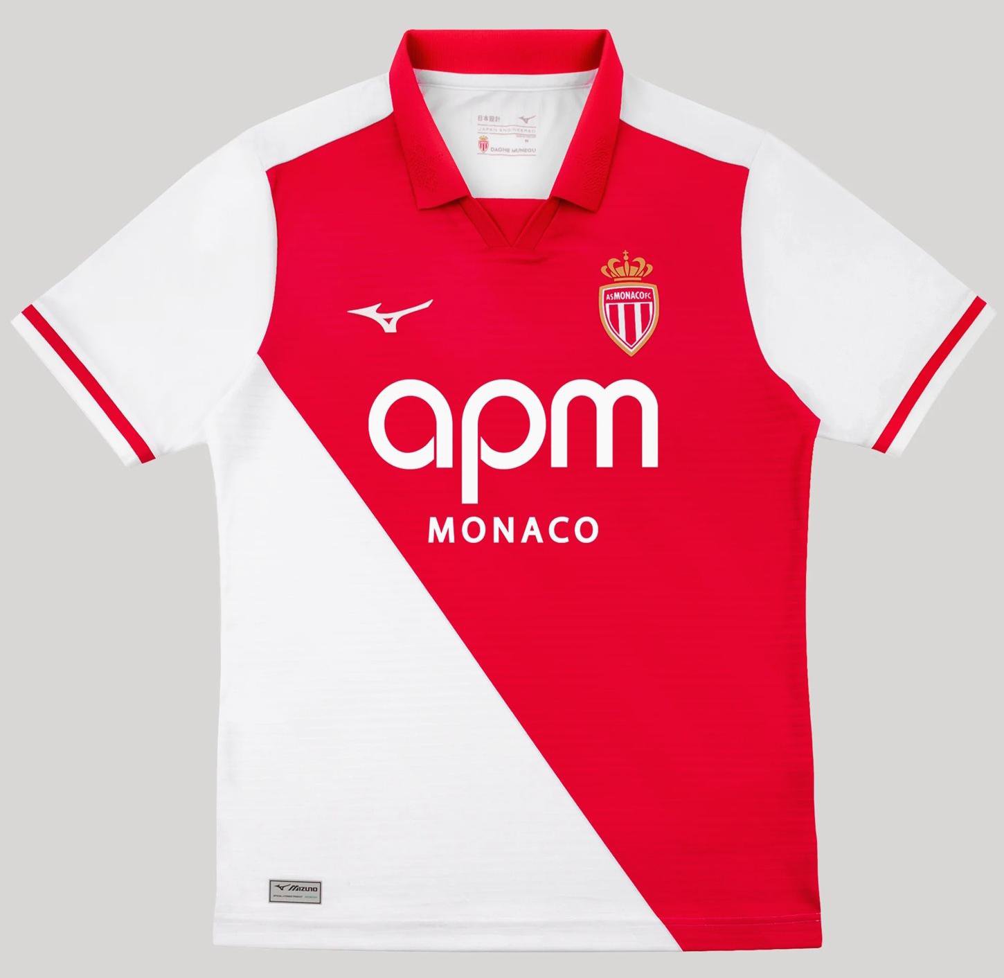 Men AS Monaco Home Jersey 2026-2027 Shirt Soccer Football 26-27