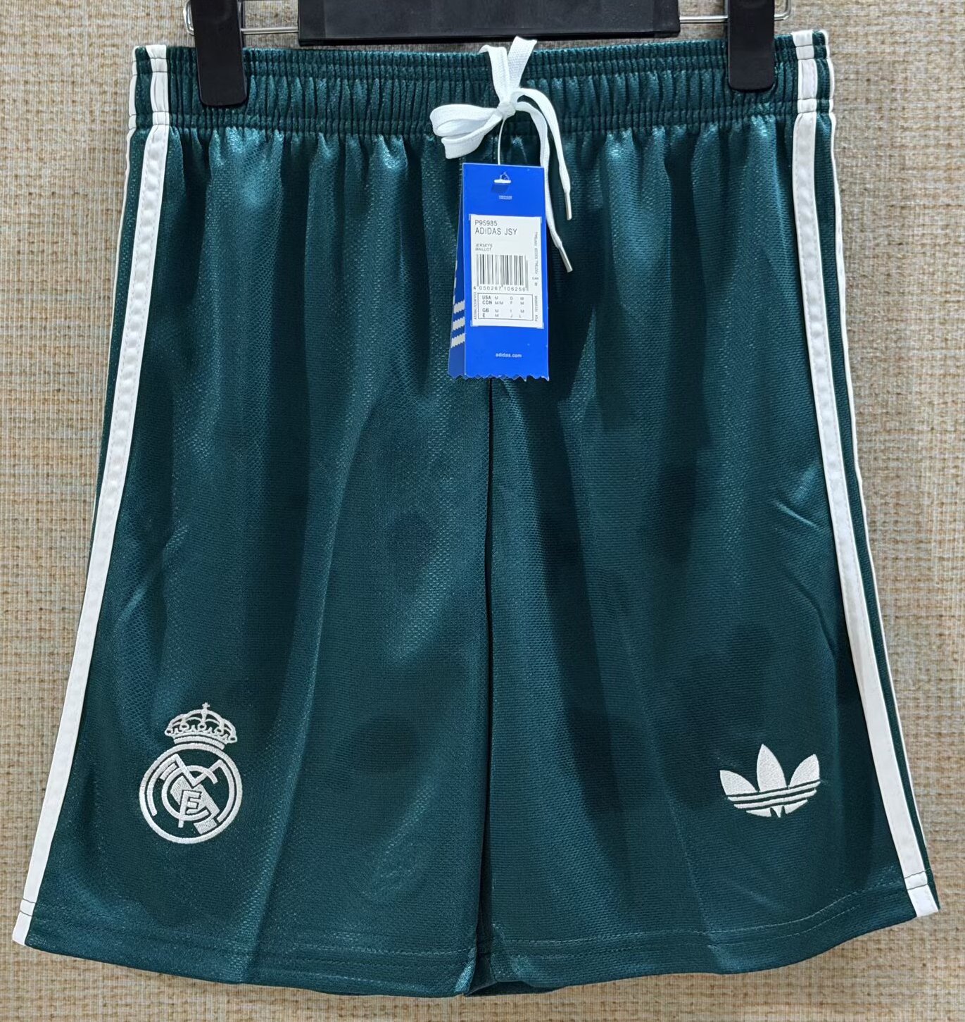 Shorts Men Real Madrid Away Green 2026-2027 Jersey Football Soccer 26-27