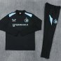 Men Feyenoord 1/4 Zip Training Tracksuit Black 2026-2027 Jacket Pants 26-27
