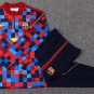 Men Barcelona 1/4 Zip Training Tracksuit Checked 2026-2027 Jacket Pants 26-27