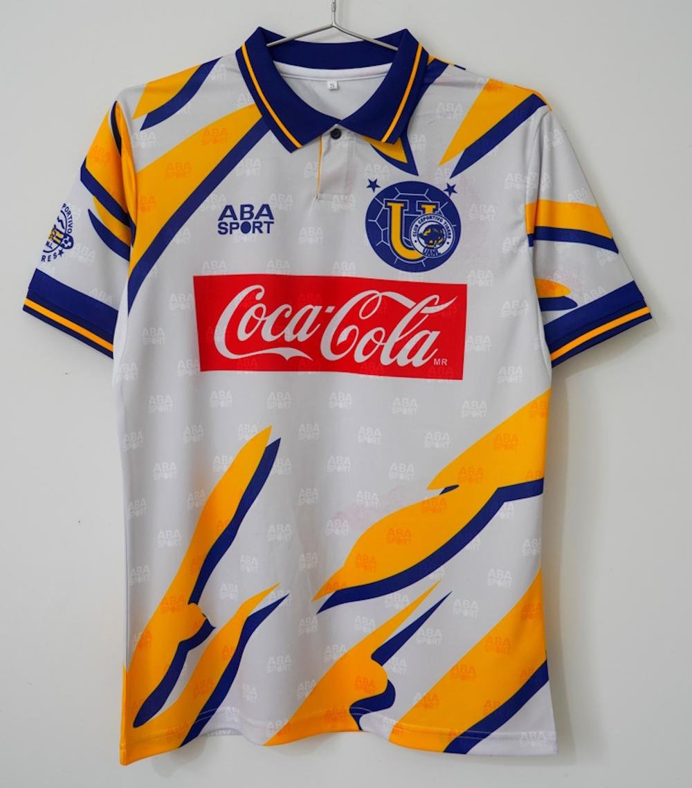 Men Tigres UANL Away Retro Classic Jersey 1995-1996 Shirt Soccer Football 95-96