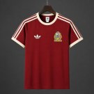 Men Mexico Dark Red Retro Style Casual Classic Jersey 2026 Shirt Soccer Football 26