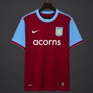 Men Aston Villa Home Retro Classic Jersey 2009-2010 Shirt Soccer Football 09-10