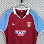 Men Aston Villa Home Retro Classic Jersey 1998-1999 Shirt Soccer Football 98-99