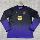 Men Barcelona Away Long Sleeve Jersey 2026-2027 Shirt Soccer Football 26-27