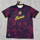 Men Barcelona Special Edition Burgundy Navy Floral Jersey 2026-2027 Shirt Soccer Football 26-27