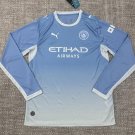 Men Manchester City Home Long Sleeve Jersey 2026-2027 Shirt Soccer Football 26-27