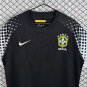 Men Brazil Goalkeeper Black Retro Classic Jersey 2010 Shirt Soccer Football 10