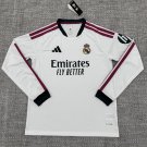 Men Real Madrid Home Long Sleeve Jersey 2026-2027 Shirt Soccer Football 26-27