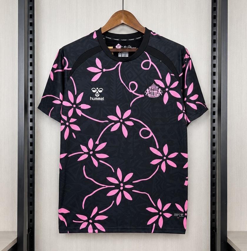 Men Sunderland AFC Pre-Match Blue Hawaii Jersey 2026-2027 Shirt Soccer Football 26-27