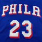 Men Philadelphia 76ers Lebron #23 James Stitched Blue Icon Edtion Embroidered Jersey