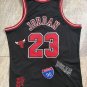 Men Chicago Bulls Michael Jordan #23 Stitched Jersey Three-Peat Commemorative Edition Jersey