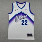 Men Utah Jazz 2025-2027 Peterson #1 Stitched White Association Edition Embroidered Jersey